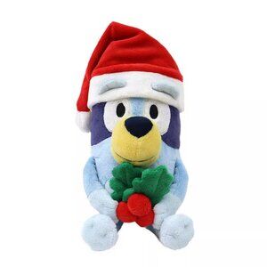 Animal Adventure 9-Inch Santa Bluey Plush New